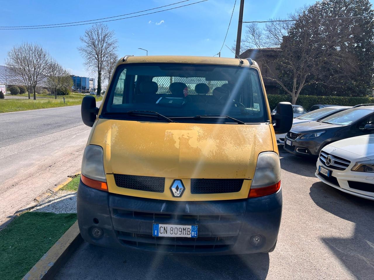 Renault master doppia gabina 7 posti Cassonato