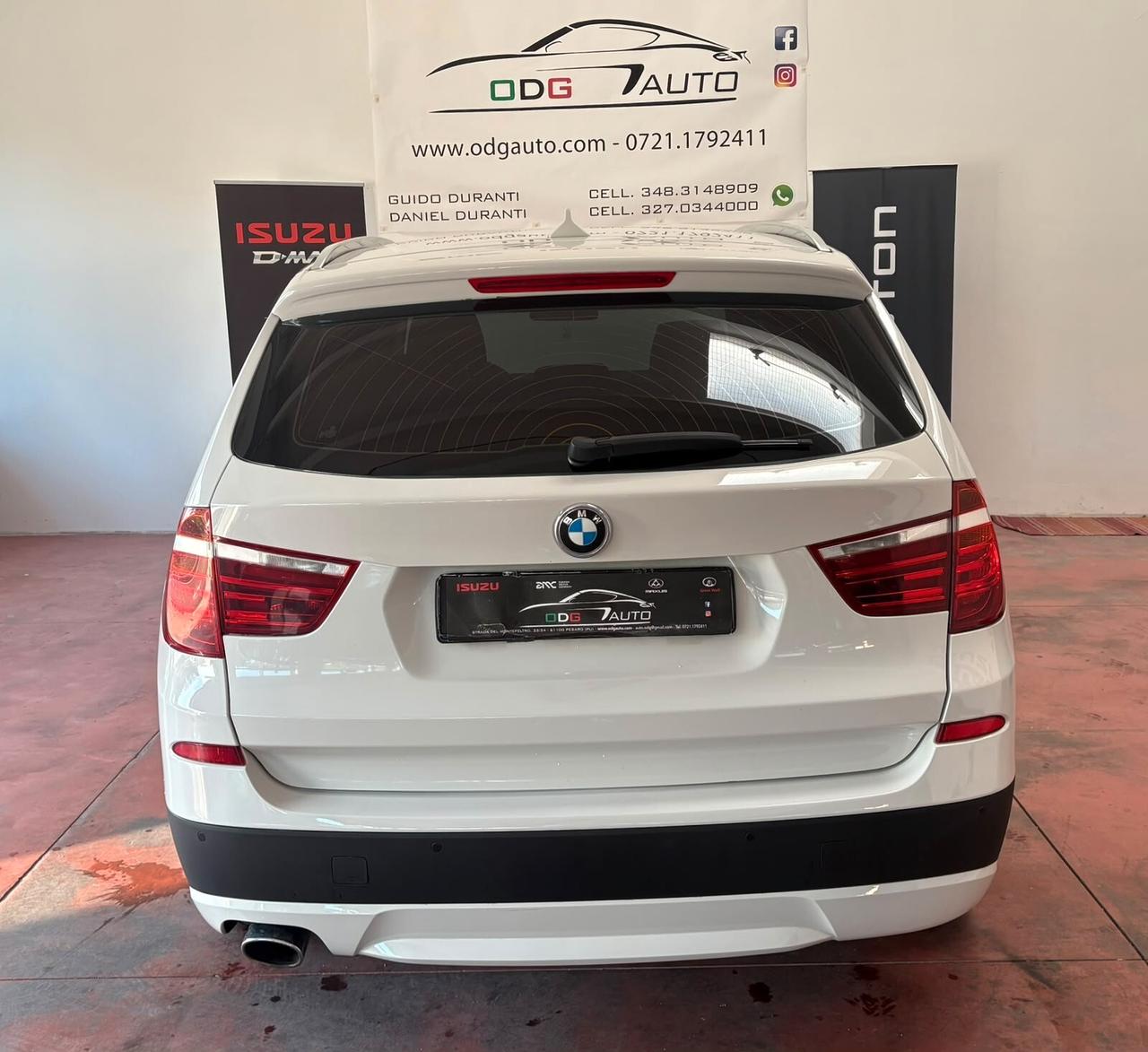 BMW X3 serie3 X-Drive 4X4 CAMBIO AUT. Diesel 2.0 CV 143 Km 166.122 garanzia 12 mesi