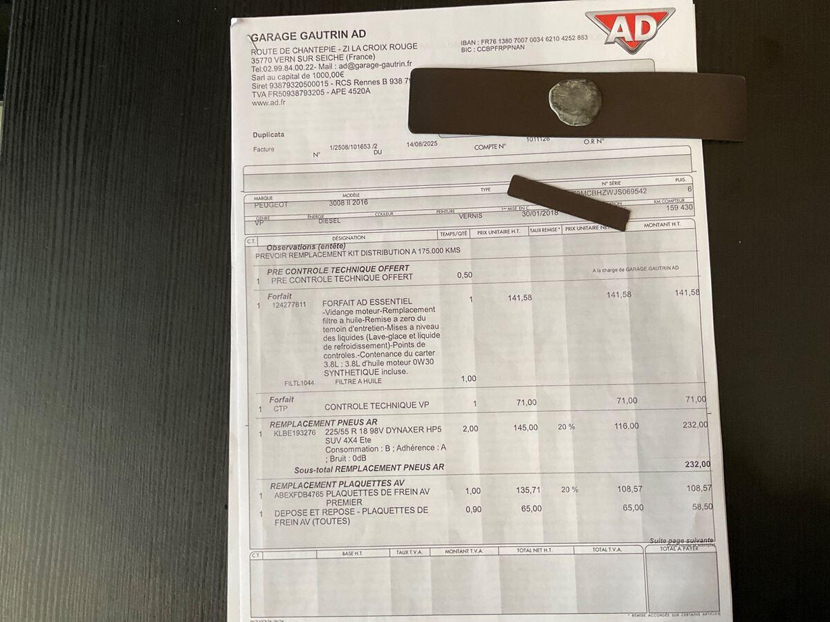 Peugeot 3008 EAT8 120CV ALLURE