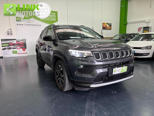 JEEP Compass 1.5 GSE T4 130 CV e-Hybrid DCT, KM CERT,LED,PELLE.