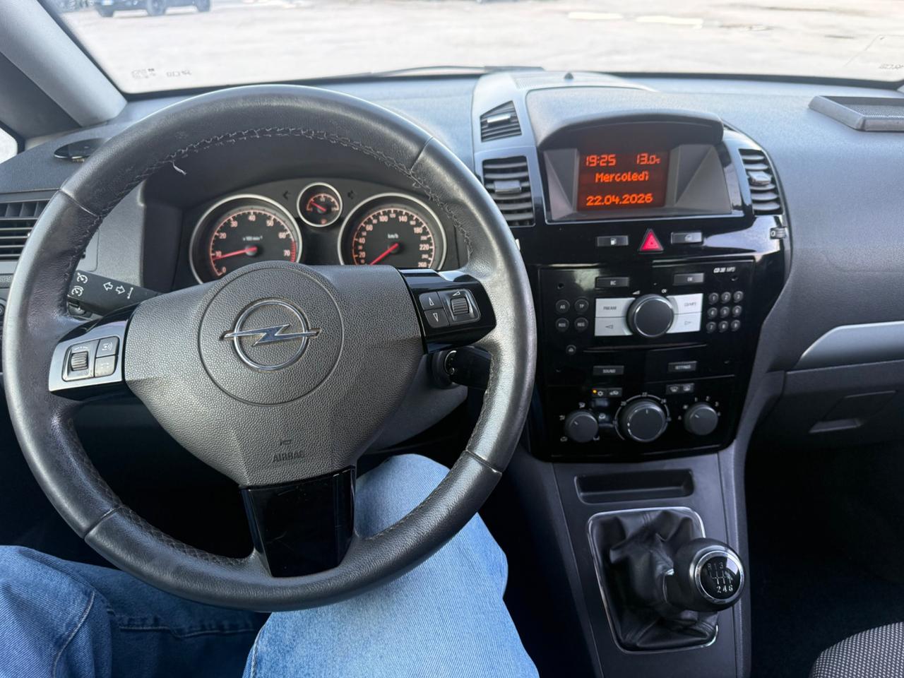 Opel Zafira ECOm 7posti 1.6 turbo benzina metano