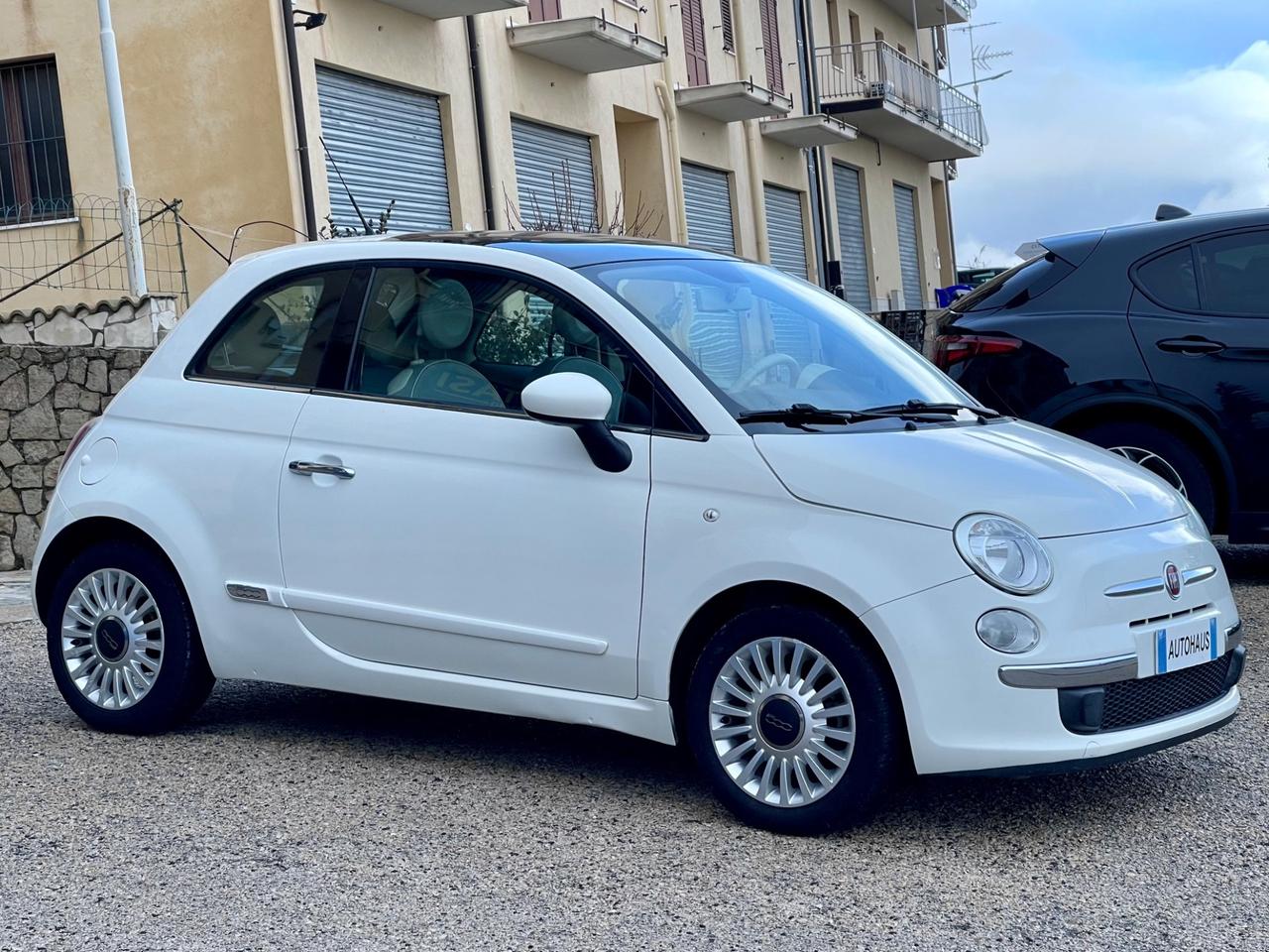 Fiat 500 1.2 Lounge 69cv 2010 TETTO PANORAMICO