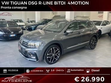 VW Tiguan 2.0 BiTDI DSG 4MOTION R-Line FINANZIABILE