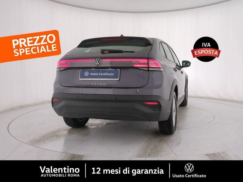 Volkswagen Taigo 1.0 TSI 110 CV Life