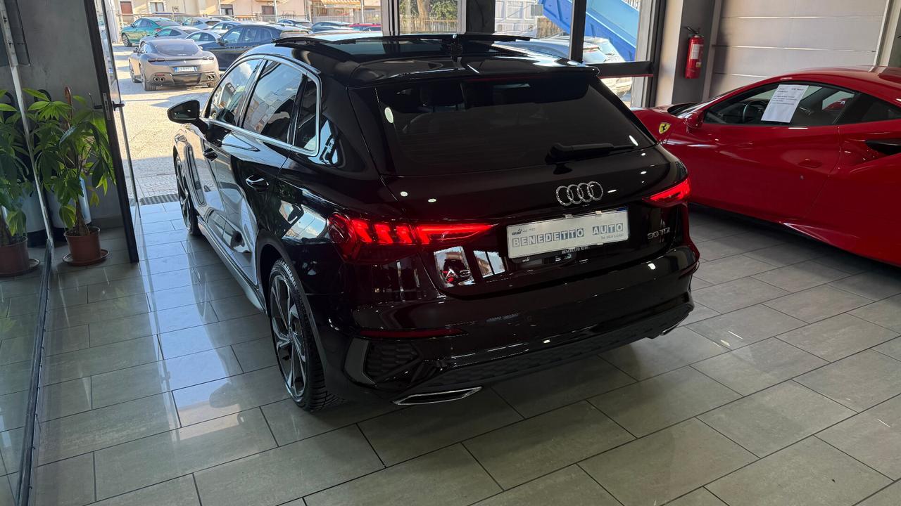 AUDI A3 SPORTBACK S LINE TETTO APRIBILE