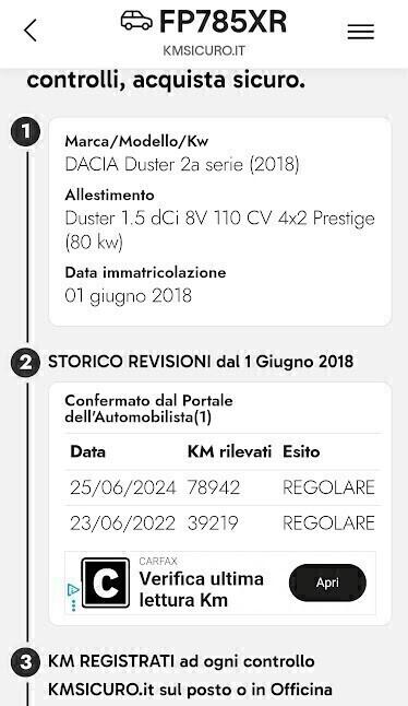 Dacia Duster 1.5 dCi 8V 110 CV 4x2 Comfort