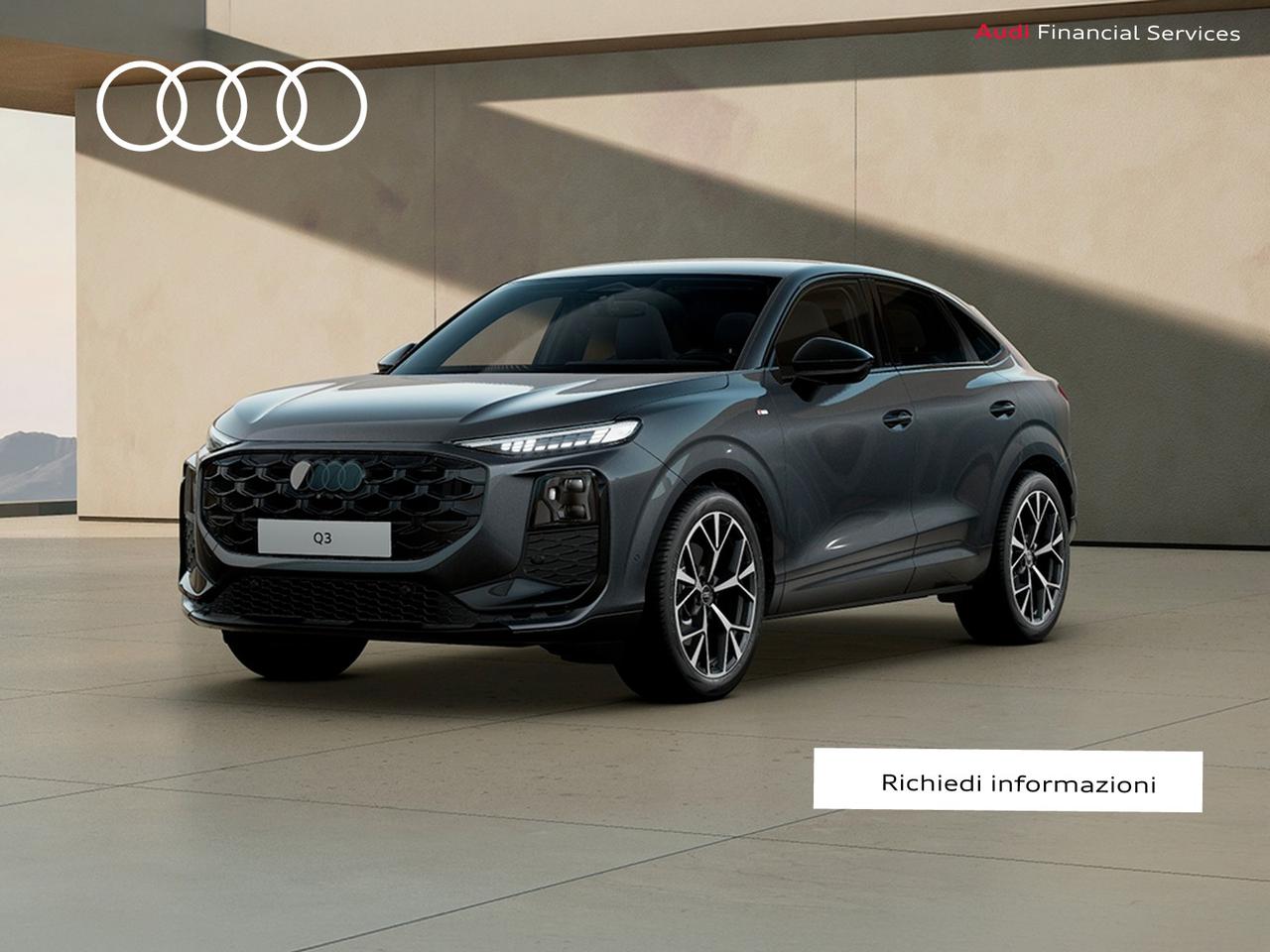 Audi Q3 sportback 2.0 tdi s line edition 150cv s-tronic