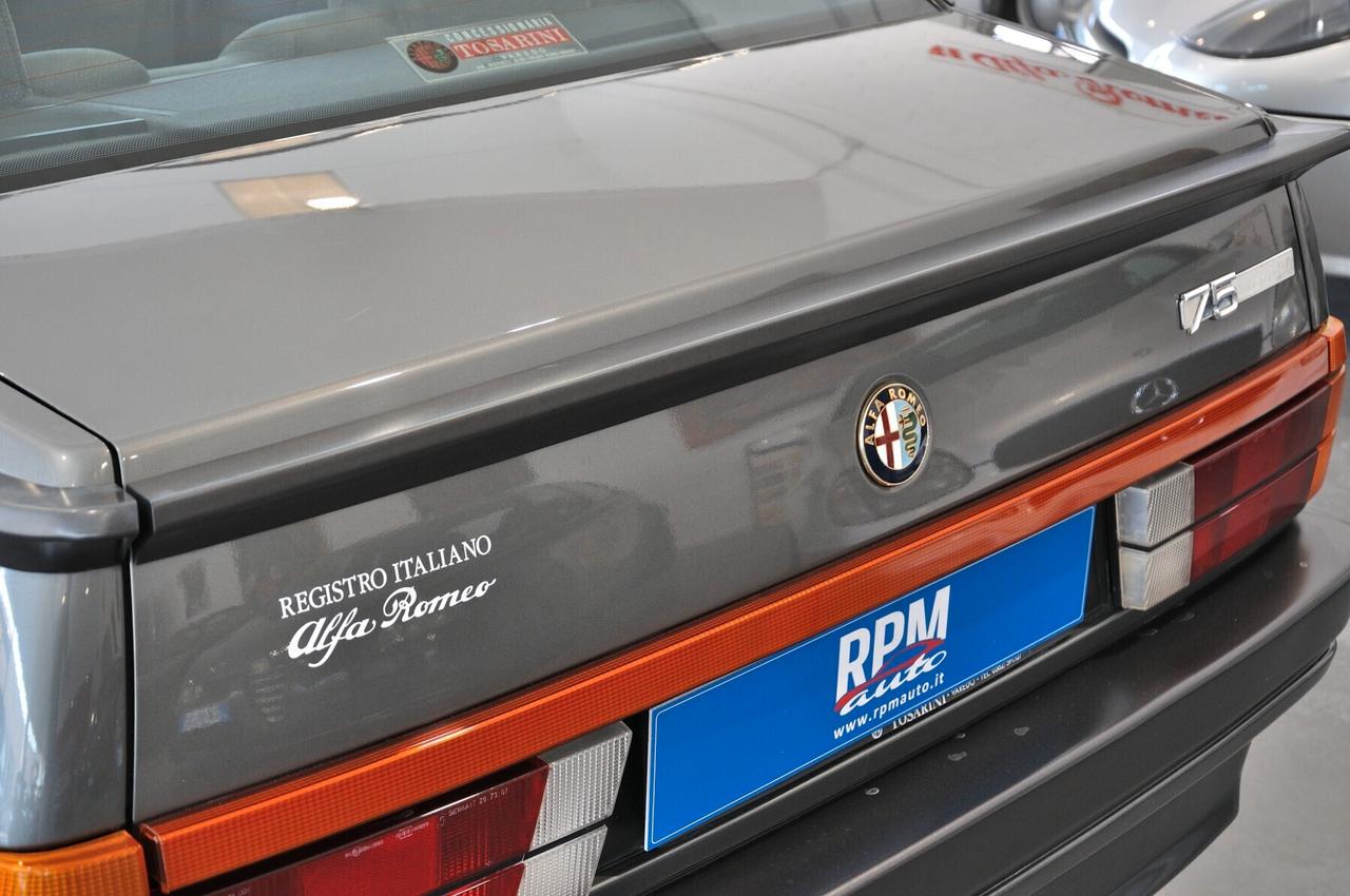 Alfa Romeo 75 2.0i Twin Spark CRS RIAR targa MI