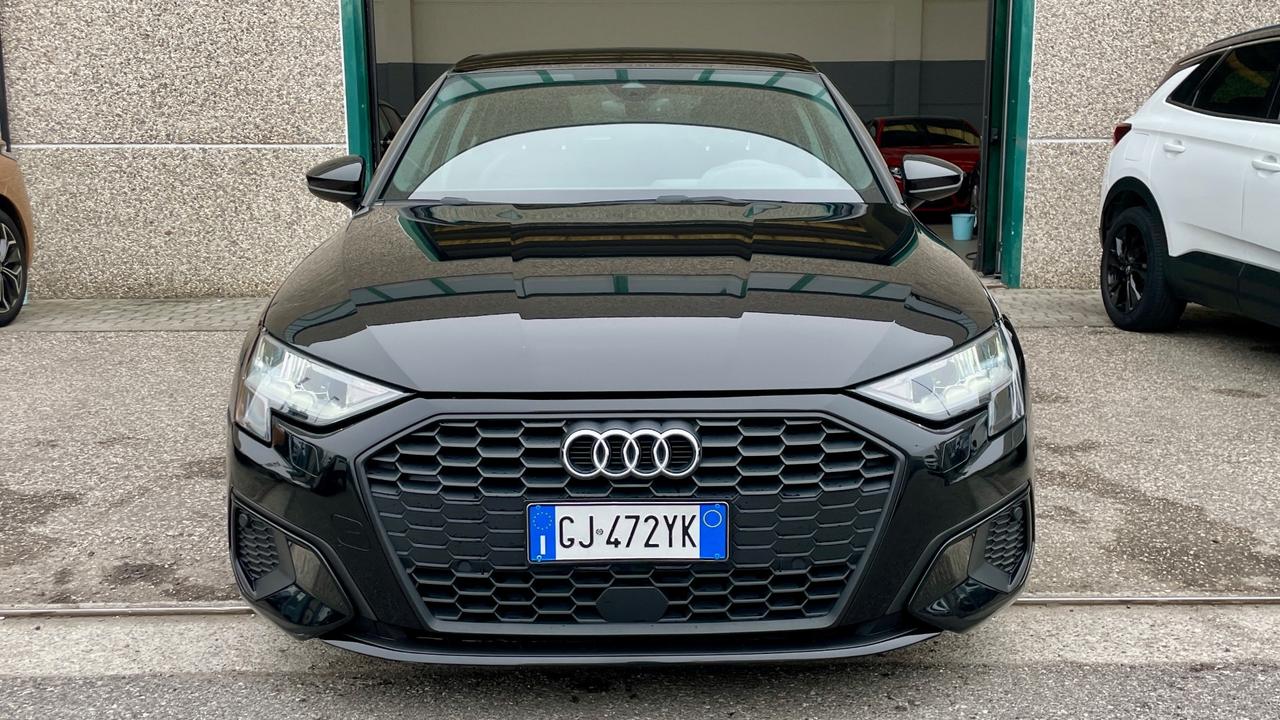 AUDI A3 SPORTBACK 2.0 TDI 30 116 CV - FULL LED, VIRTUAL COCKPIT, NEOPATENTATI