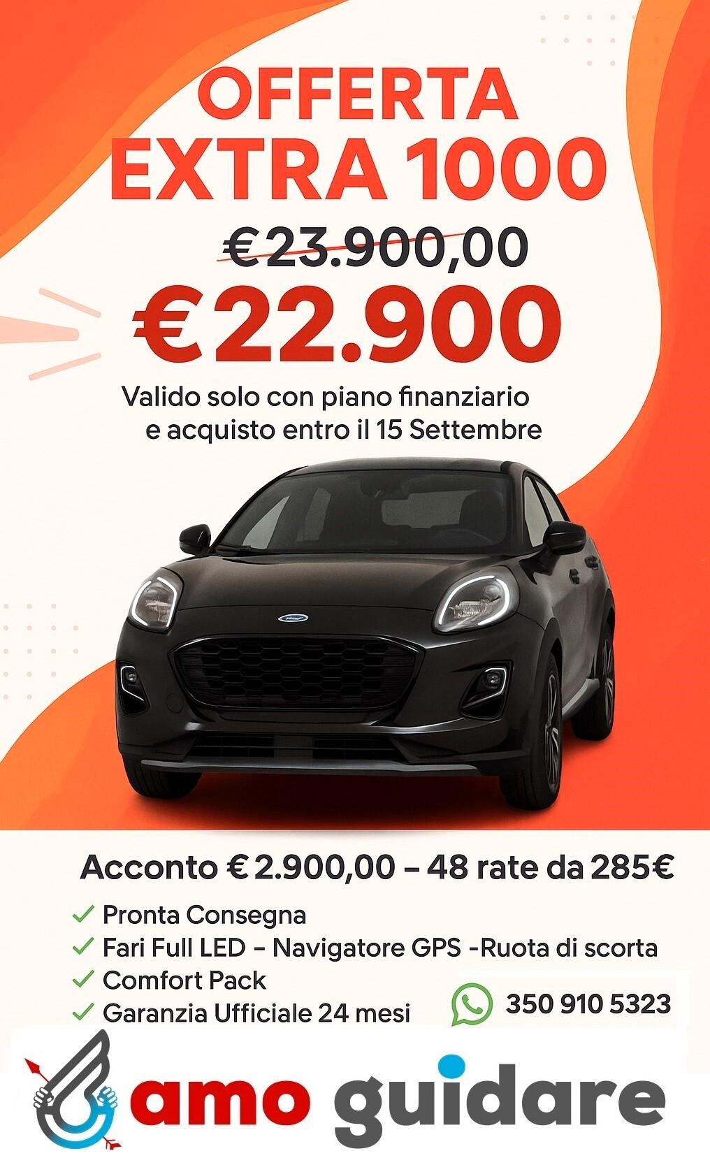 Ford Puma 1.0 EcoBoost Hybrid 125 CV S&S aut. ST-Line