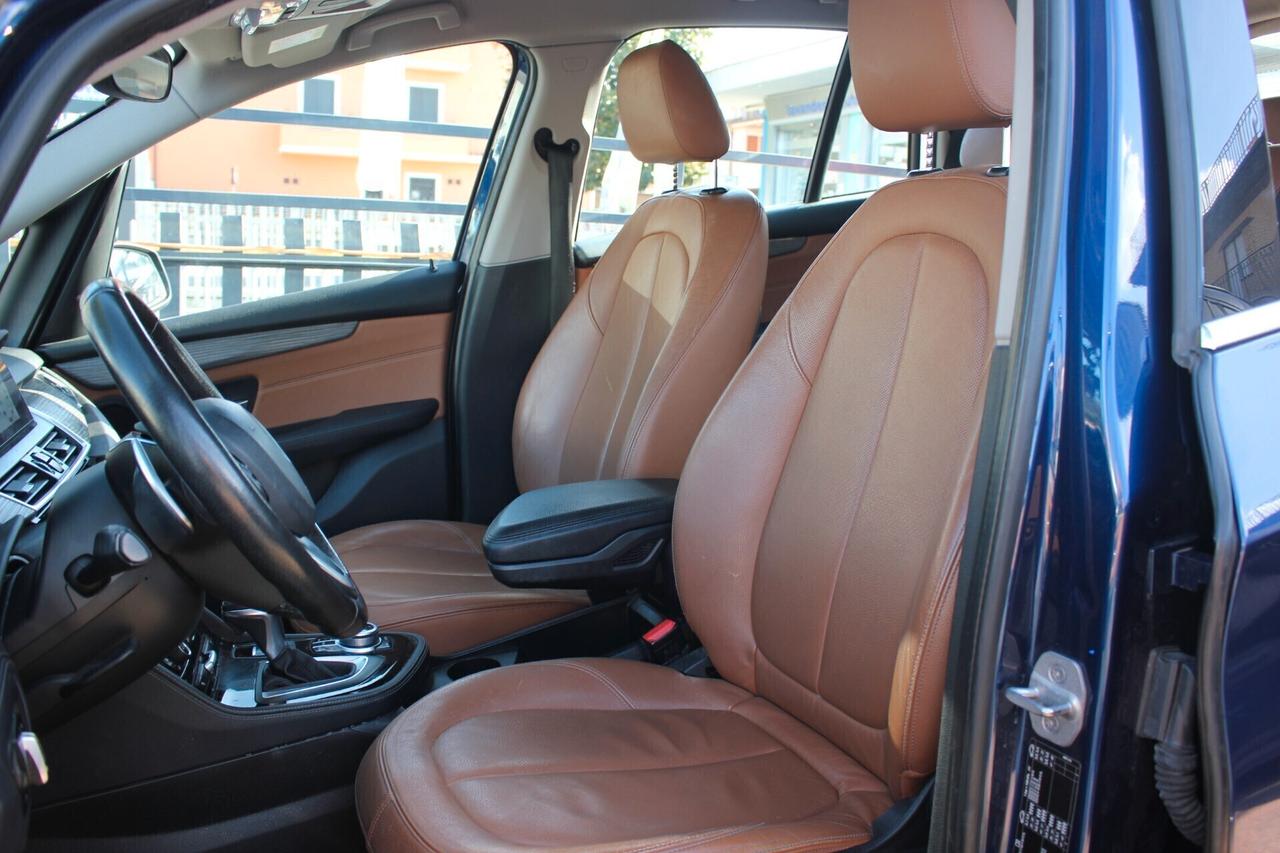BMW 218d 7posti UNIPRO' *PREZZO VERO*automatica luxury CRONO TAGLIANDI