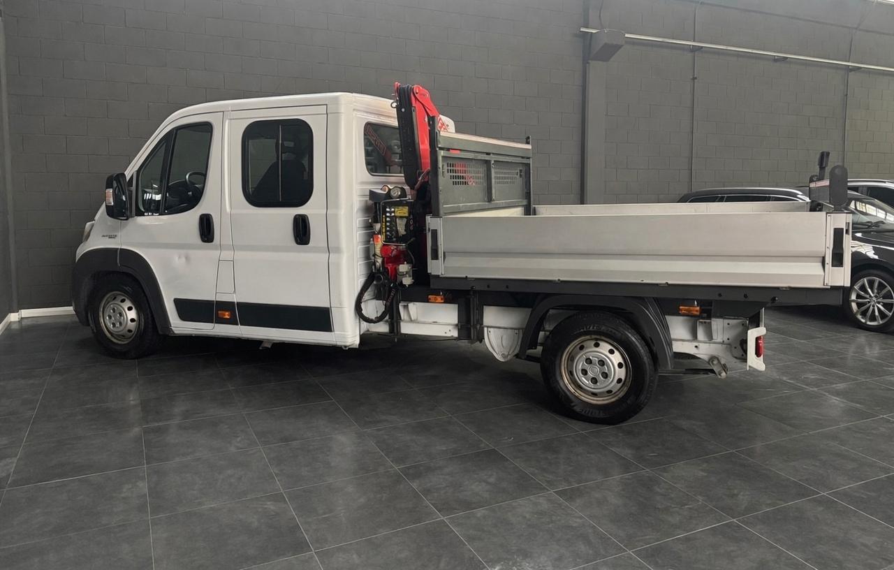 Fiat Ducato Maxi DOPPIA CABINA 7posti GRU FASSI ca