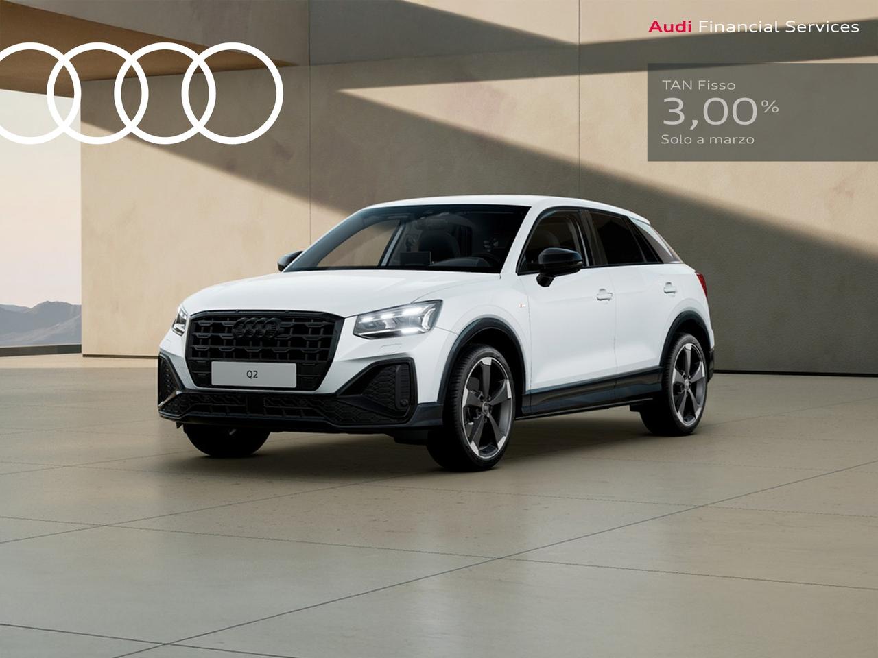 Audi Q2 40 2.0 tfsi identity black quattro s-tronic