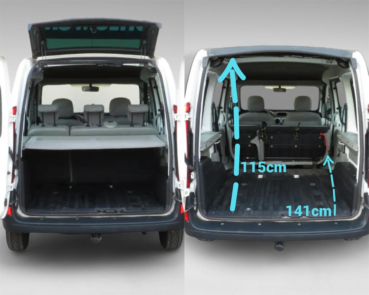 Renault Kangoo 1.2 16v Ice. gancio traino/voletto apribile.