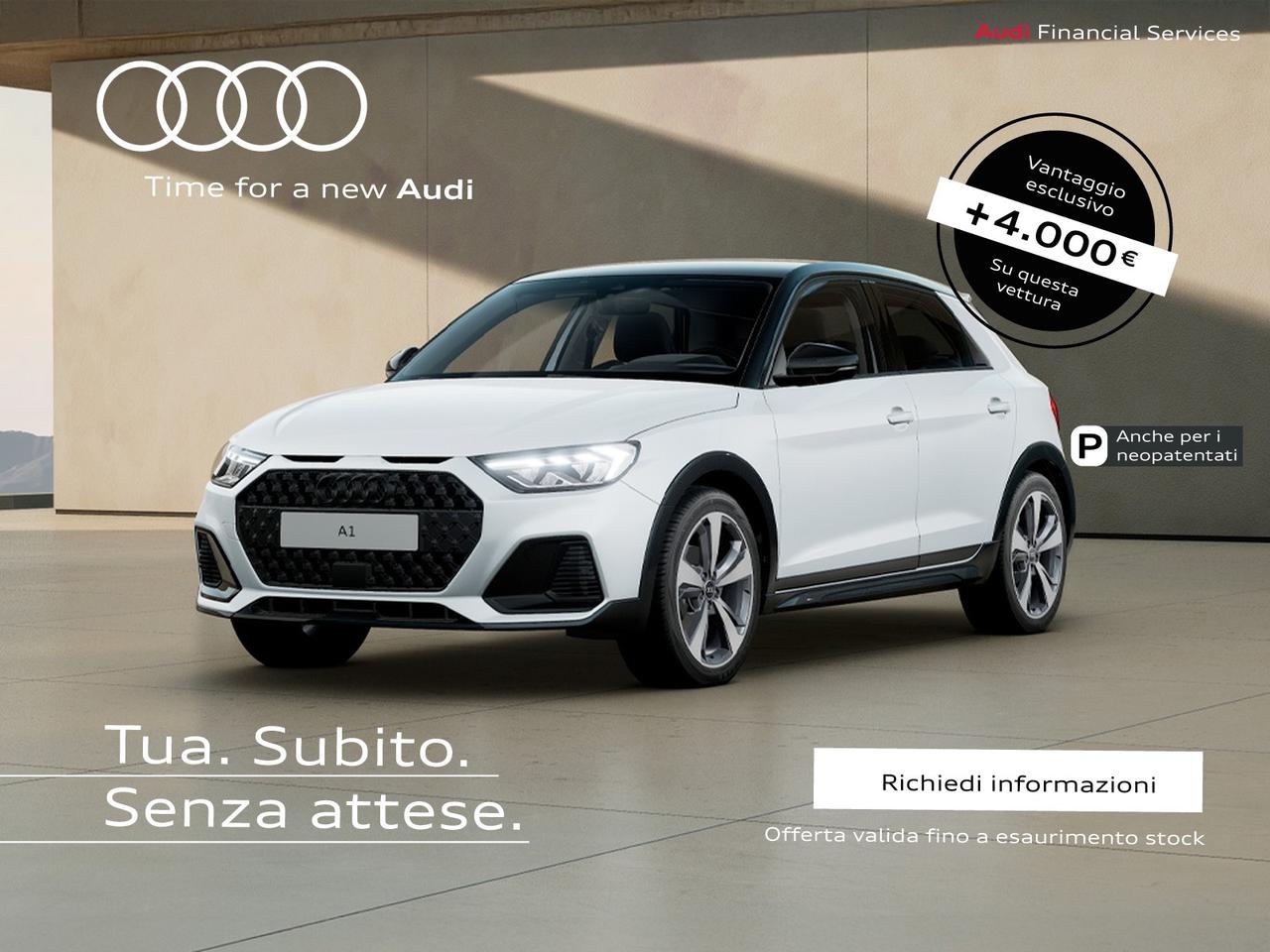 Audi A1 allstreet 30 1.0 tfsi identity contrast 116cv s tronic