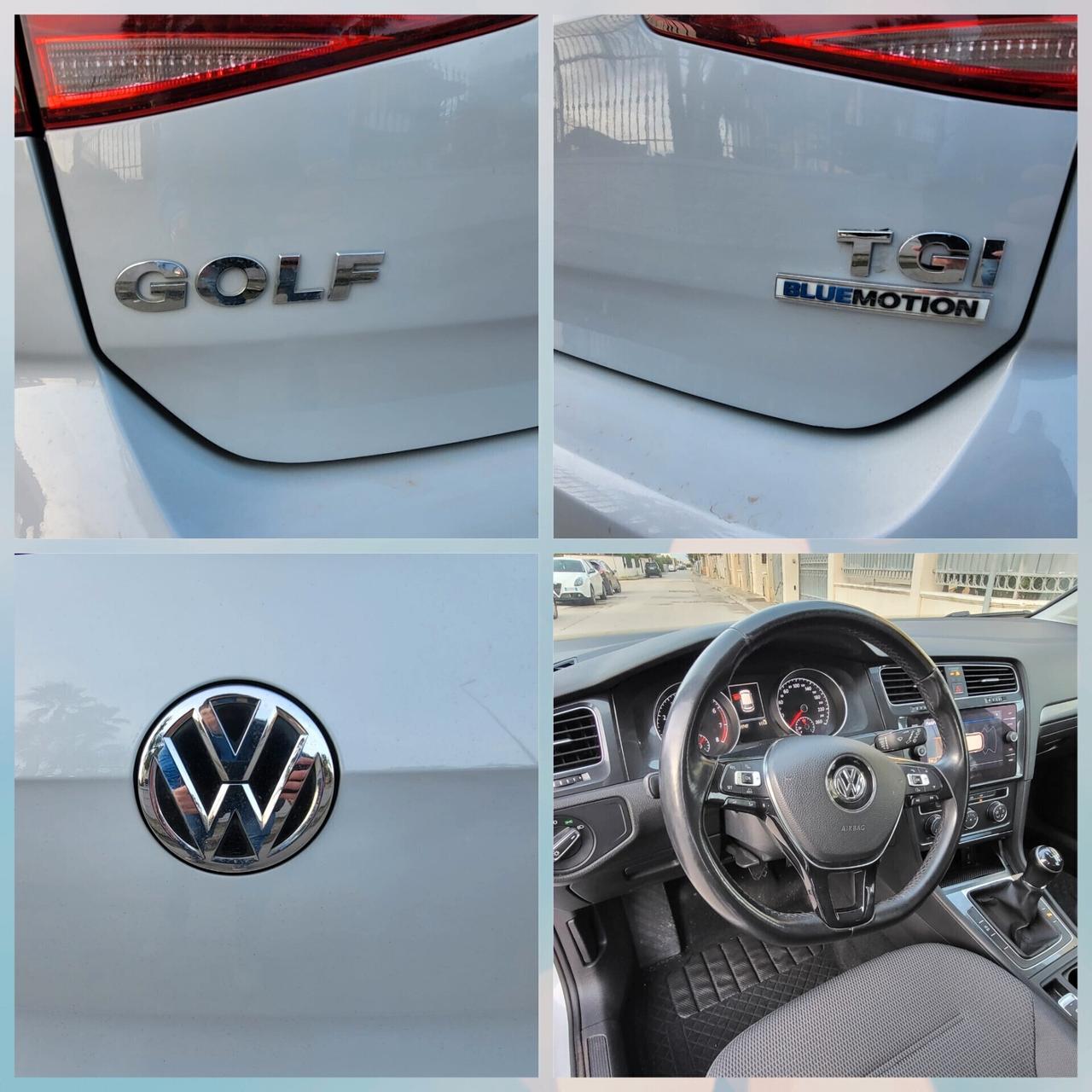 Volkswagen Golf 7.5 TGI Benzina/Metano my '17