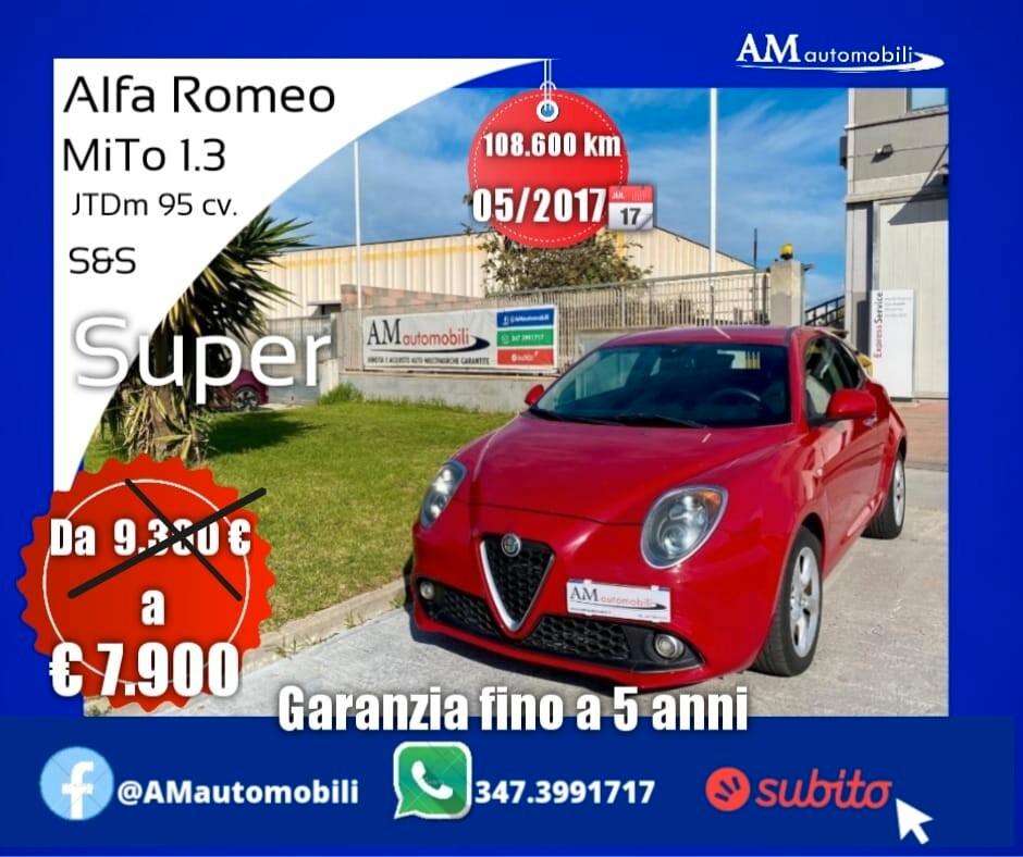 Alfa Romeo MiTo 1.3 JTDm 95 cv. S&S Super