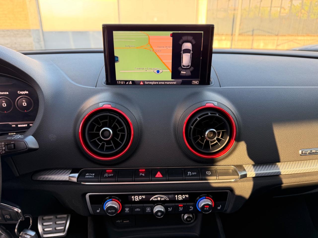 Audi RS3 SPB 2.5 TFSI quattro TETTO BANG OLUFSEN SEDIE GUSCIO