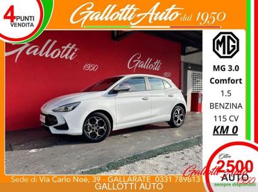 MG MG3 1.5 Comfort 115 cv benzina