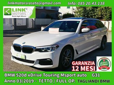 BMW 520 d xDrive Touring Msport auto TAGLIANDI - GARANZIA