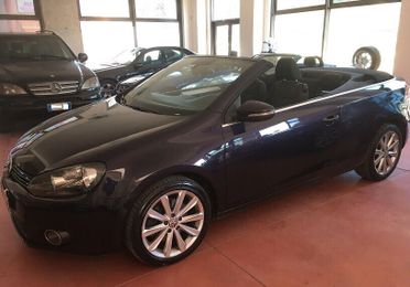 VOLKSWAGEN GOLF CABRIO serie 6 BLUEMOTION LED Diesel 2.0 CV 140 Km 168.487 garanzia 12 mesi