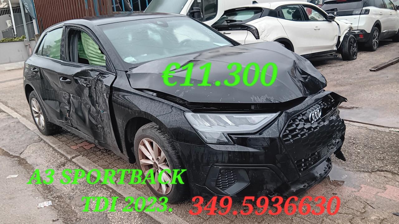 Audi A3 SPORTBACK incidentata sinistrata mondialcars 023