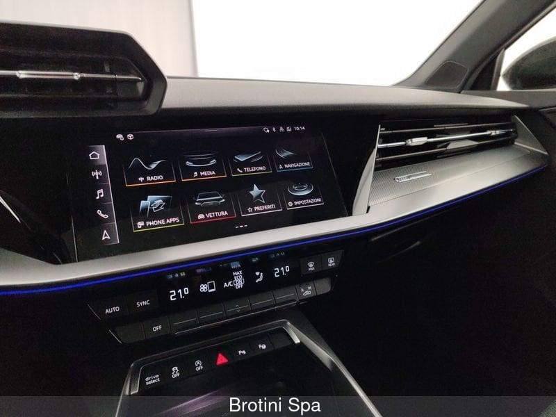 Audi A3 Sportback 35 TFSI S tronic Identity Black Sportback