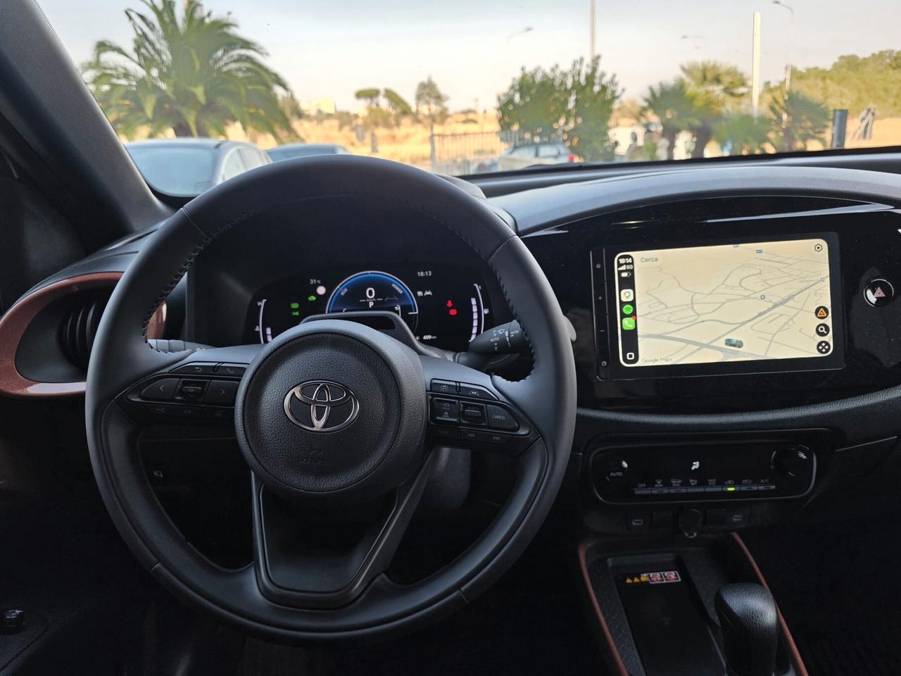 Toyota Aygo X 1.5 Hybrid 115 CV 5 porte Icon# KM ZERO#NO VINCOLO FINANZIAMENTO#LED#EV MODE#CLIMA#CARPLAY#VIRTUAL#CAM