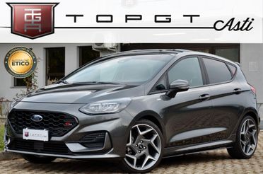 FORD FIESTA 1.0 ECOBOOST HYBRID ST-LINE 125cv, UNICOPROPRIETARIO, SERVICE FORD, EURO 6D, SCARICO, FARI LED, APPLE ANDROID, 18", PERMUTE