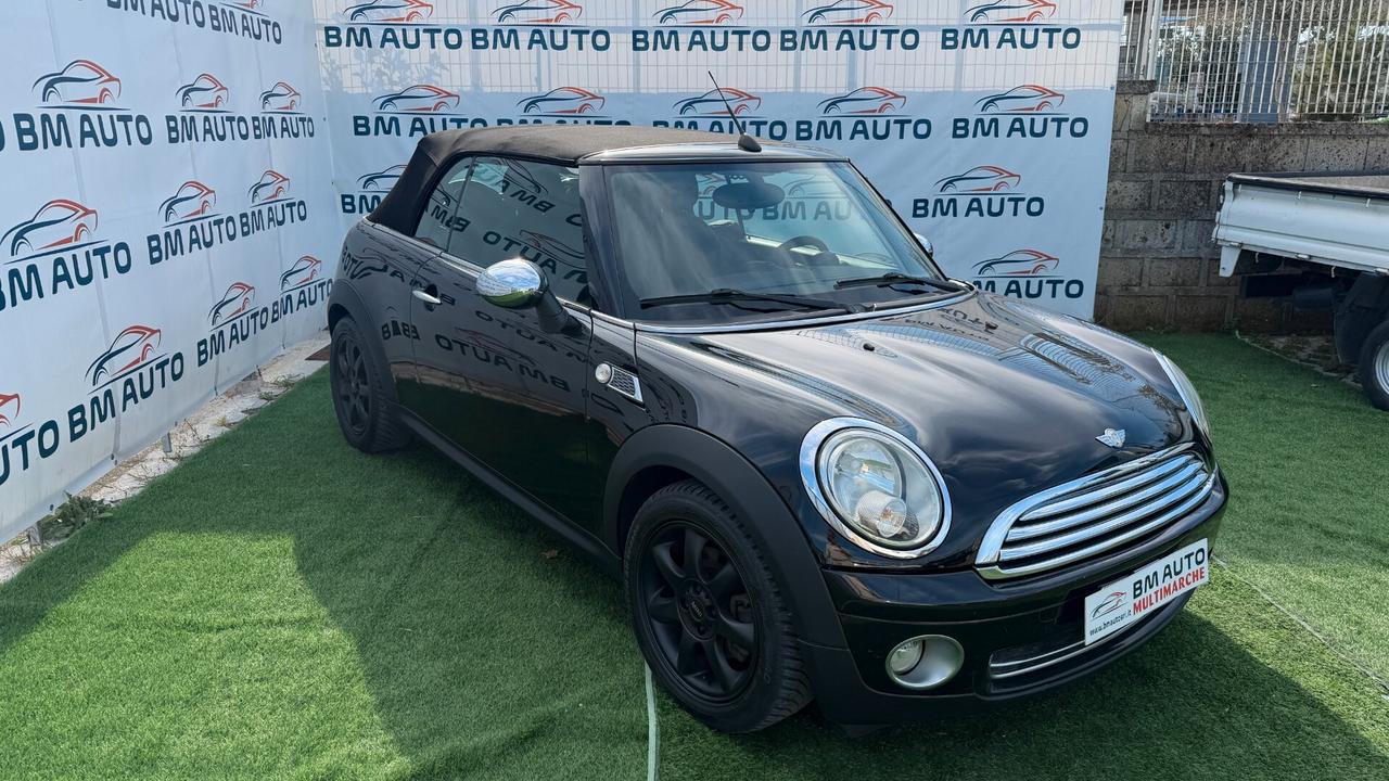 Mini Cooper Cabrio 1.6 BENZINA 120 CV KM CERTIFICATI GARANTITA