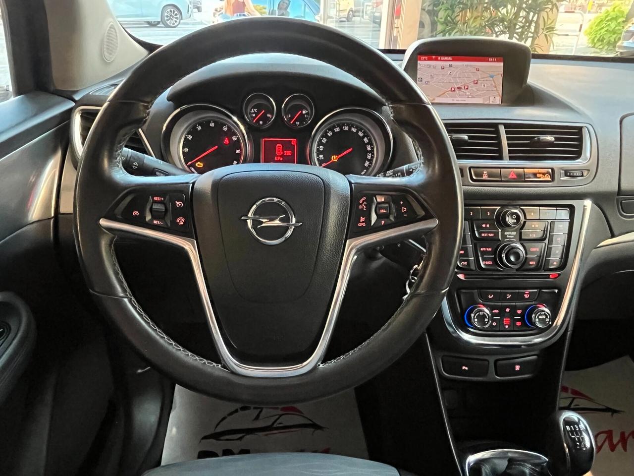 OPEL MOKKA 1.4 TURBO GPL 140 CV COSMO PELLE TESSUTO NAVIGATORE CERCHI TELECAMERA POSTERIORE KM CERTIFICATI