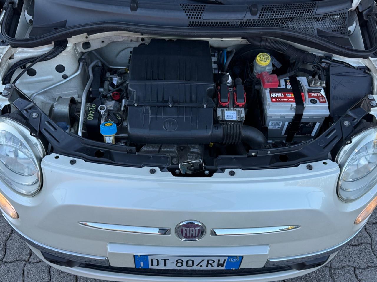 Fiat 500 Bianco speciale cielo panorama 1.2 Lounge