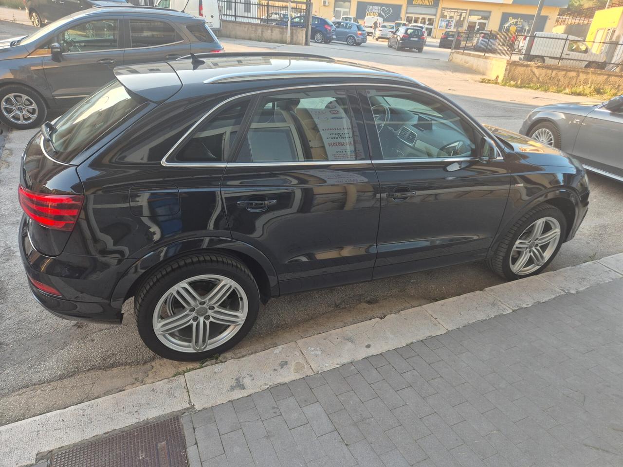 AUDI Q3 S LINE ANNO 2014 2.0 TDI 140 CV KM 140000 CERTIF