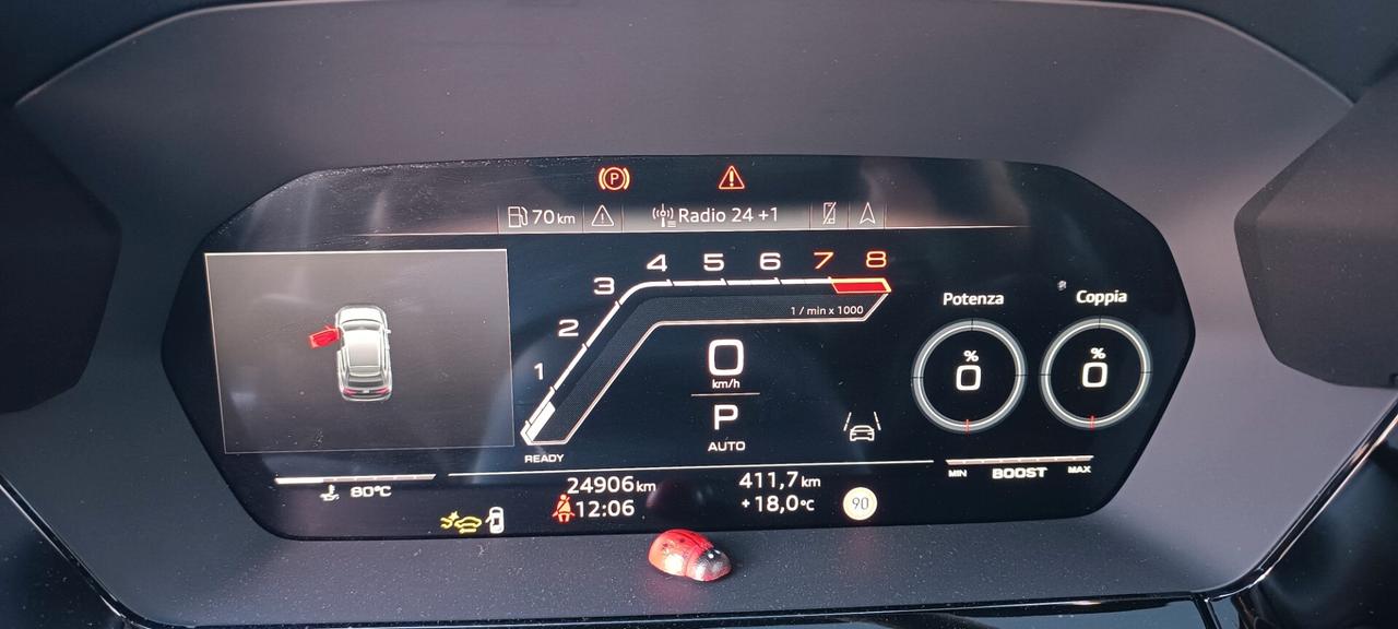 Audi A3 RS 3 SPB TFSI quattro S tronic GARANZIA FINO AL 01 2029