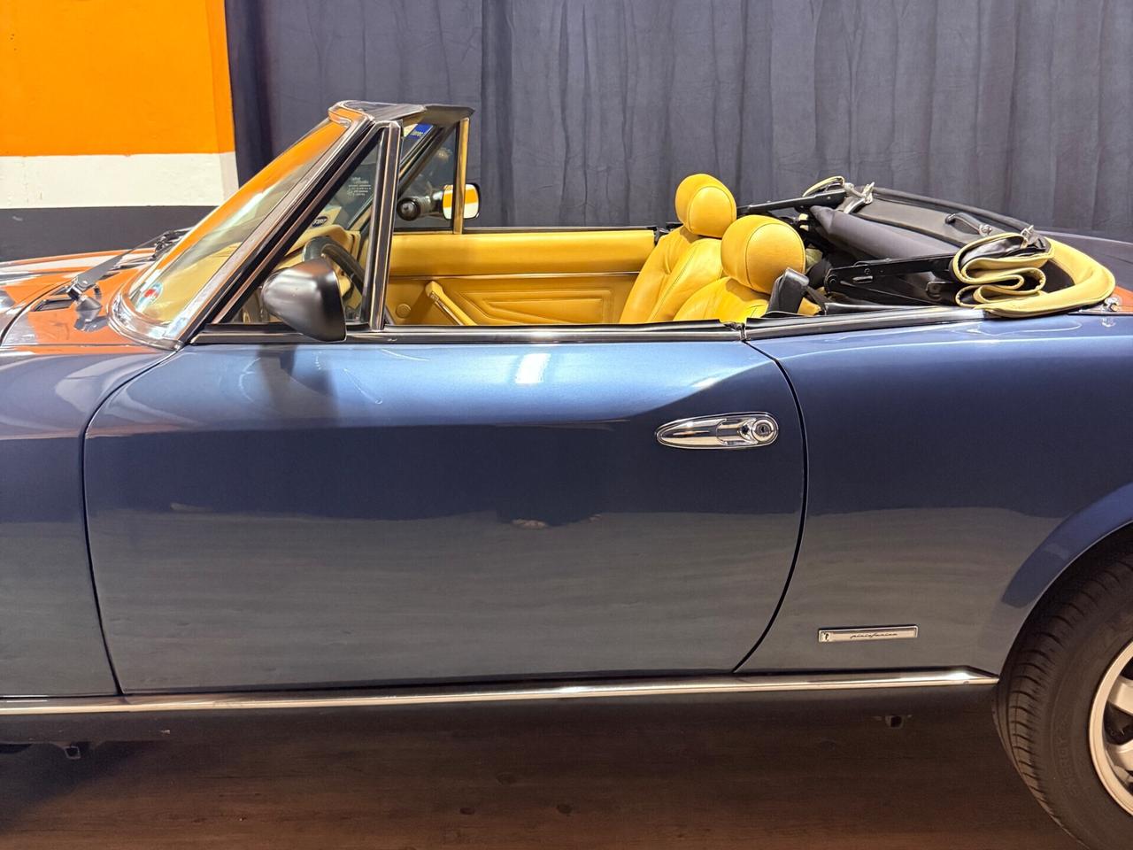 PAZZESCA FIAT 124 SPIDER EUROPA PININFARINA ISCRITTA ASI COME DA VETRINA.