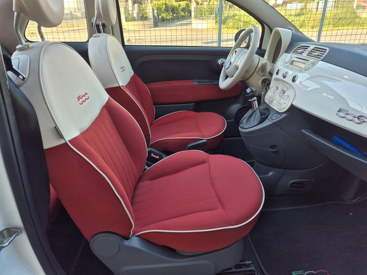 Fiat 500 C 1.2 FIRE *** CABRIOLET *** CAPOTTE ROSSA - CABRIO
