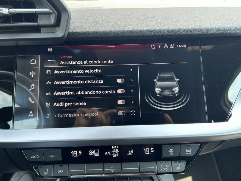 Audi A3 SPB 35 TFSI 150CV Sport Advanced PARI AL NUOVO