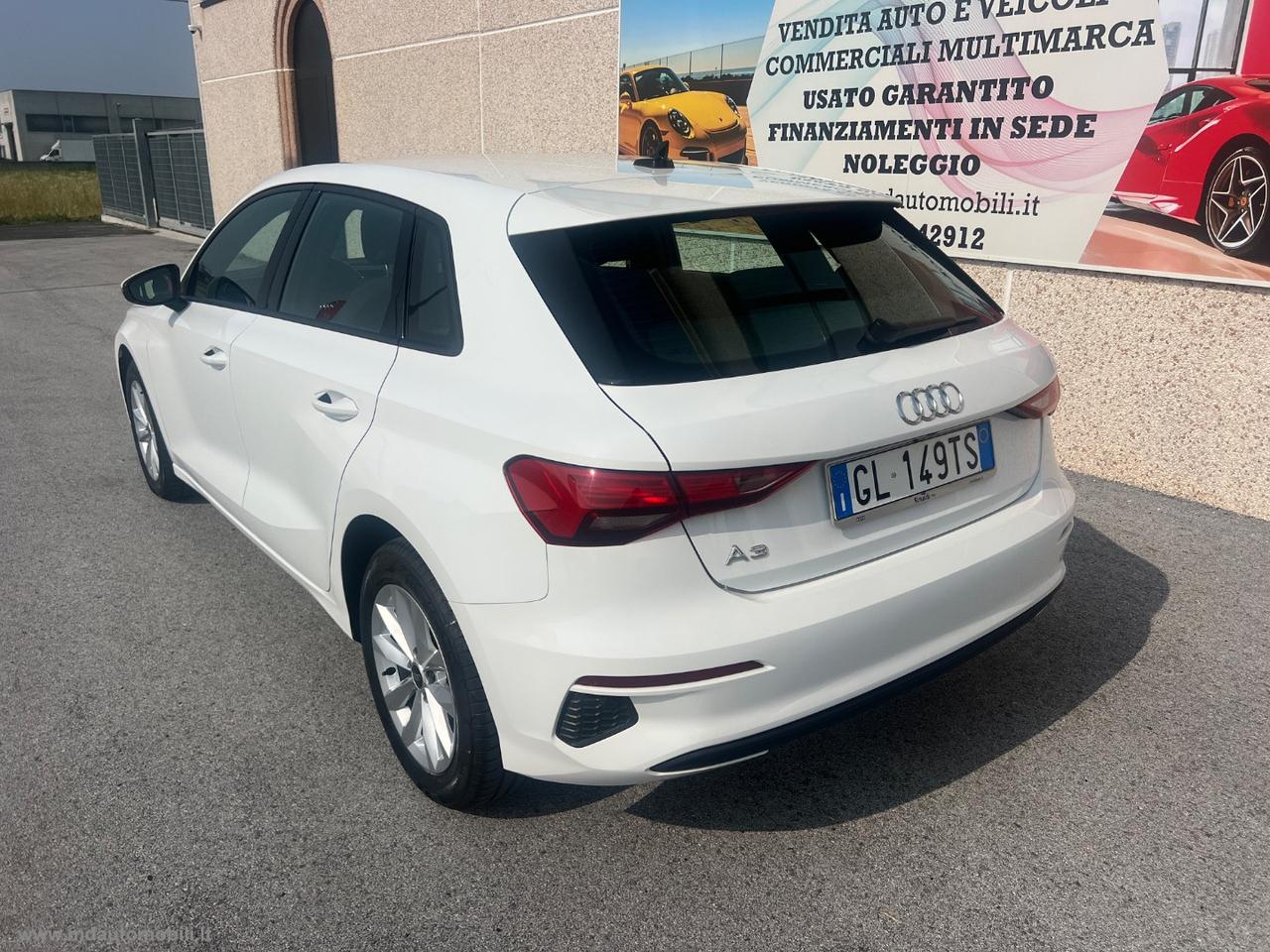 AUDI A3 SPB 30 TFSI Business SOLO KM.38000 RETROCAMERA UFFICIALE