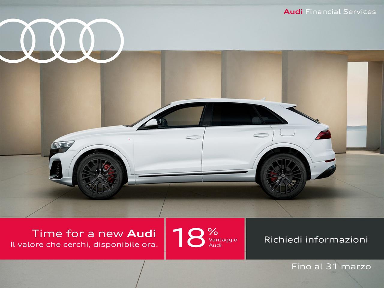 Audi Q8 3.0 tfsi e s line edition quattro 394cv tiptronic