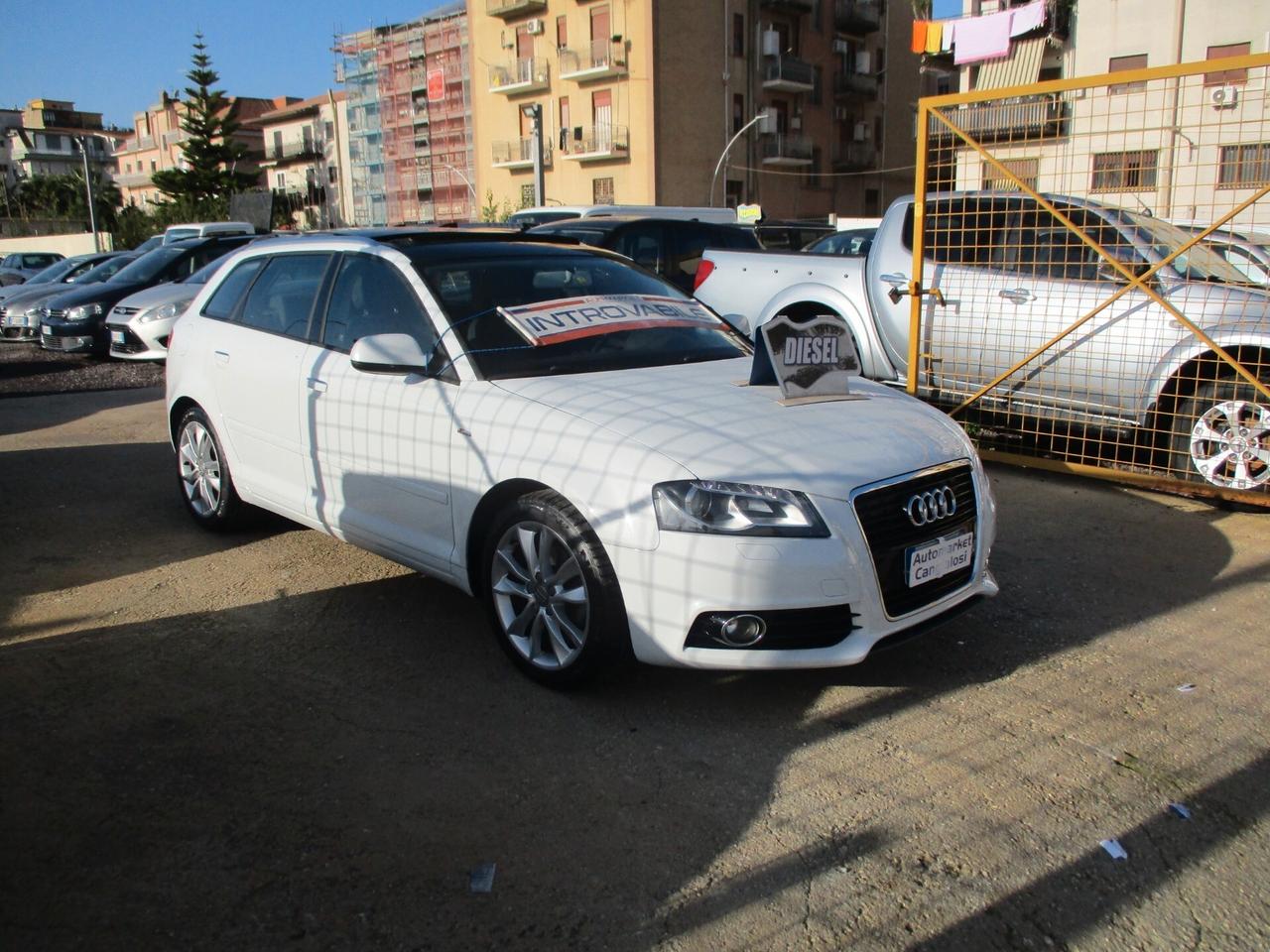 Audi A3 SPB. 2.0 TDI S tronic FULL (TETTO APRIBIBILE) 2013