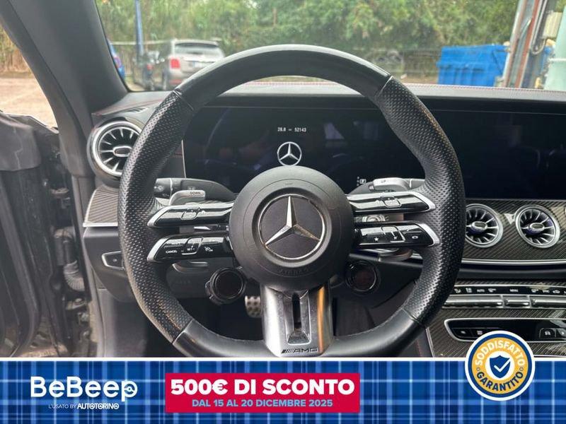 Mercedes-Benz Classe E Cbr E CABRIO 53 AMG MHEV (EQ-BOOST) 4MATIC + AUTO MY20