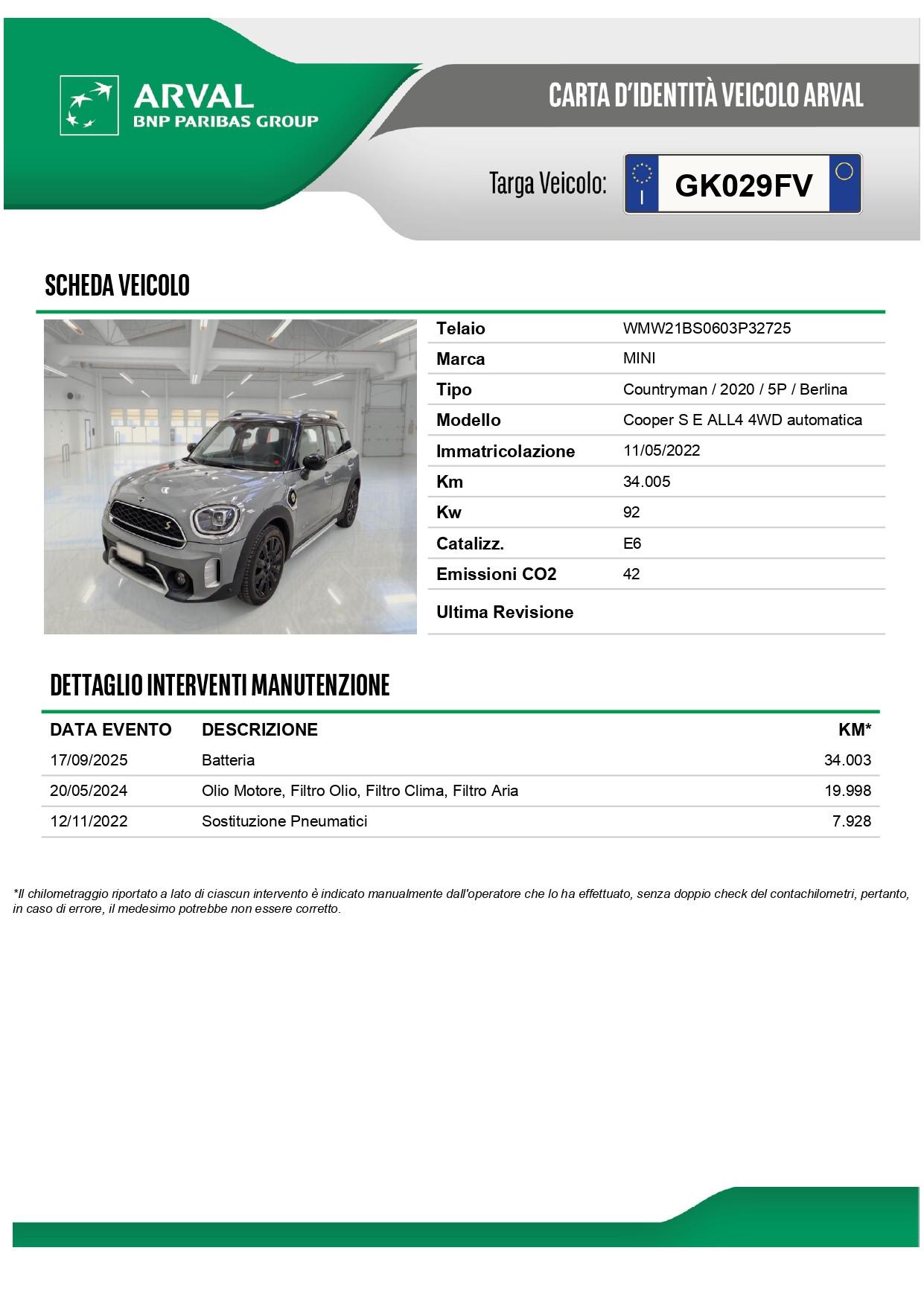 Mini Countryman Cooper SE All4 1.5 Steptronic LED-Pelle-Navi-ACC-18''
