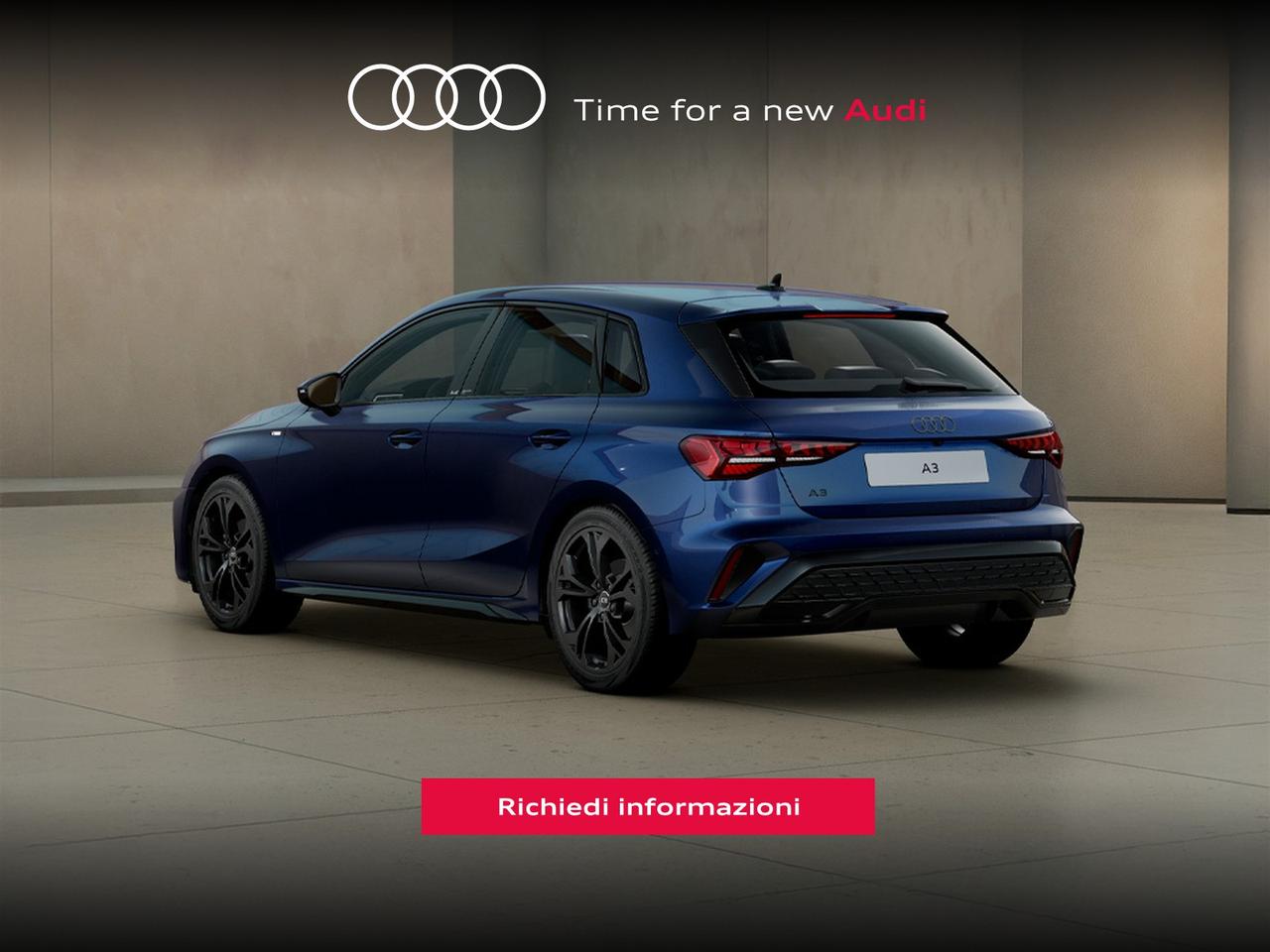 Audi A3 sportback 1.5 tfsi mhev s line edition 150cv s-tronic