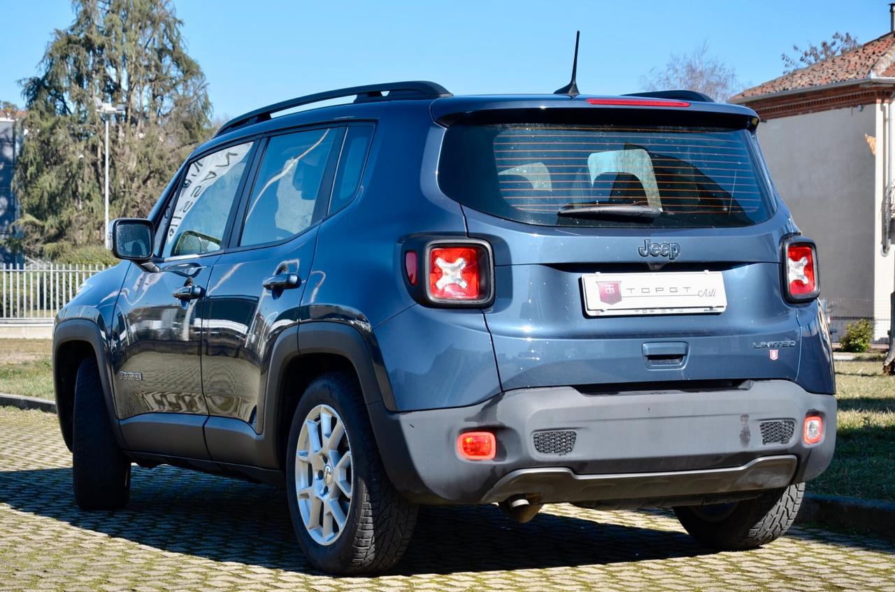 JEEP RENEGADE 1.6 MJT LIMITED 2WD 130cv, SERVICE JEEP, UFF ITALIANA, EURO 6D, APPLE ANDROID, RETROCAMERA, PERMUTE