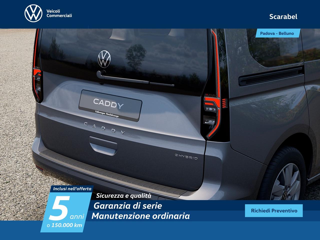 Volkswagen Caddy 1.5 phev 150cv life dsg