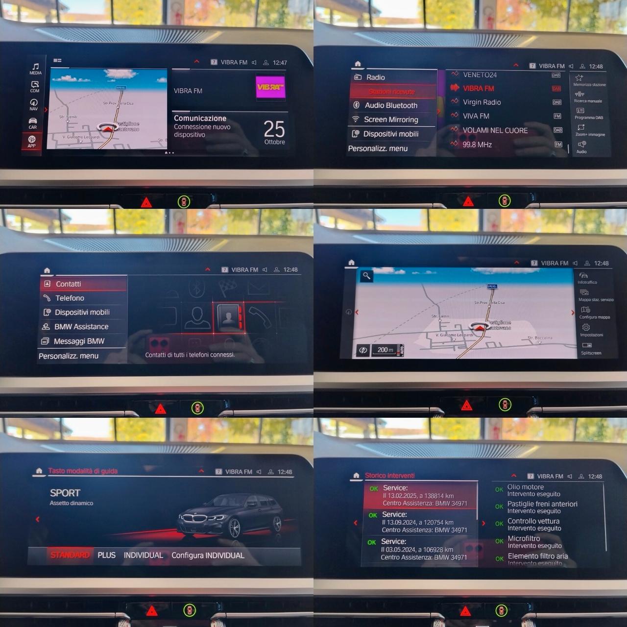 BMW 330d 48V xDrive Touring MSPORT TETTO ACC LUCI AMBIENTE