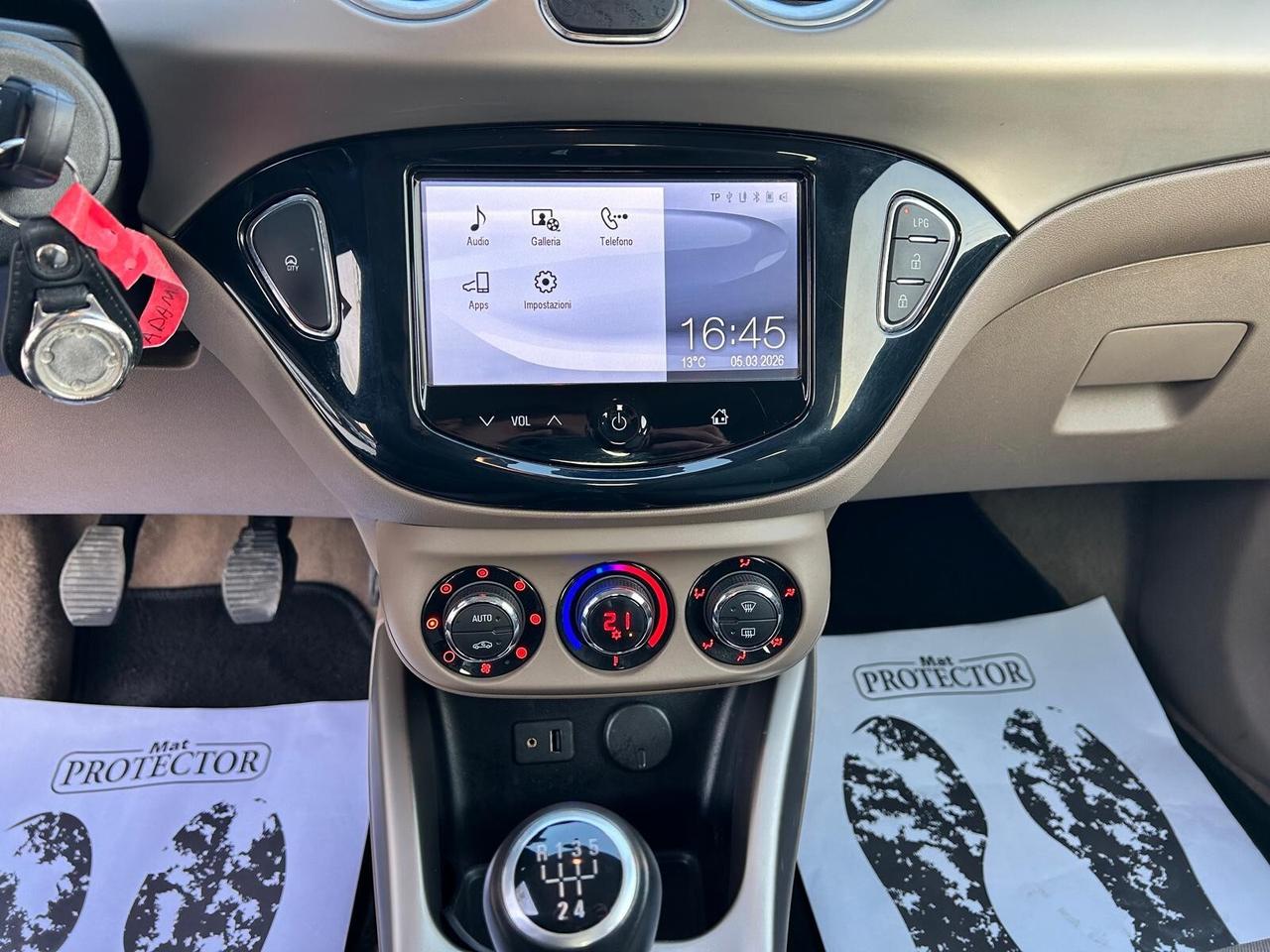 OPEL ADAM 1.4 78CV JAM GPL 2034 UNICO NEOPATENTATI