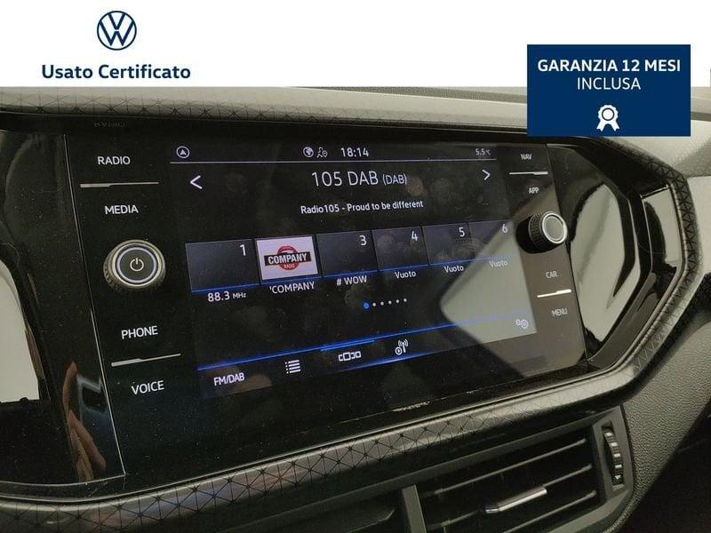 Volkswagen T-Cross 1.0 TSI 110 CV DSG Advanced