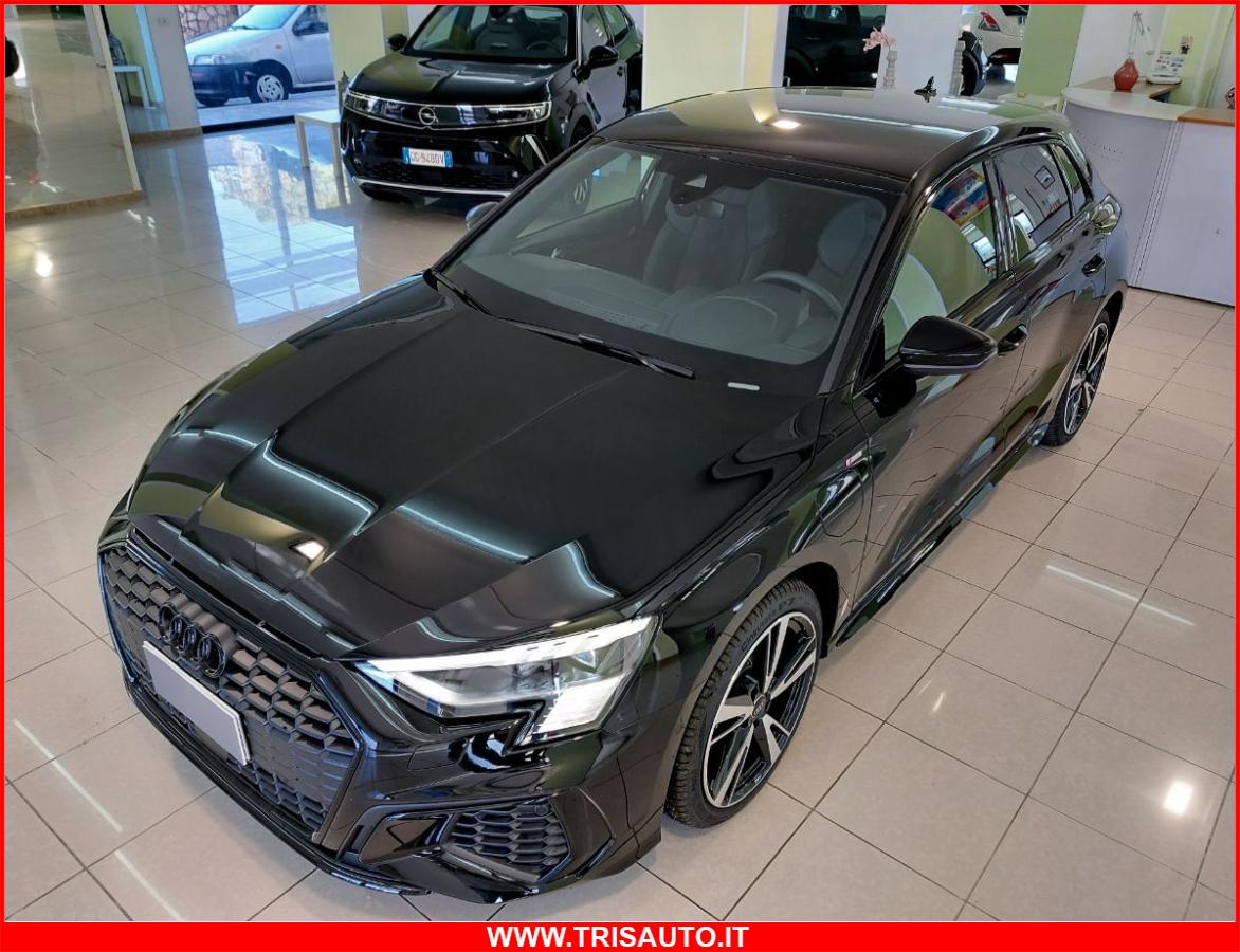 AUDI A3 SPB 40 1.4 Tfsi e 204cv PHEV Identity Black S-line MY24 KM ZERO!!! IVATA