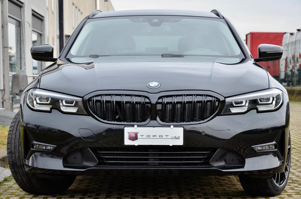 BMW 320d TOURING MHEV XDRIVE BUSINESS ADVANTAGE 190cv AUTO, UFF ITALIANA, EURO 6D, FARI LED, NAVI, APPLE ANDROID, PERMUTE